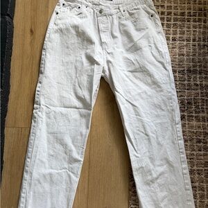 Fashion Nova Crisp White Straight Jeans